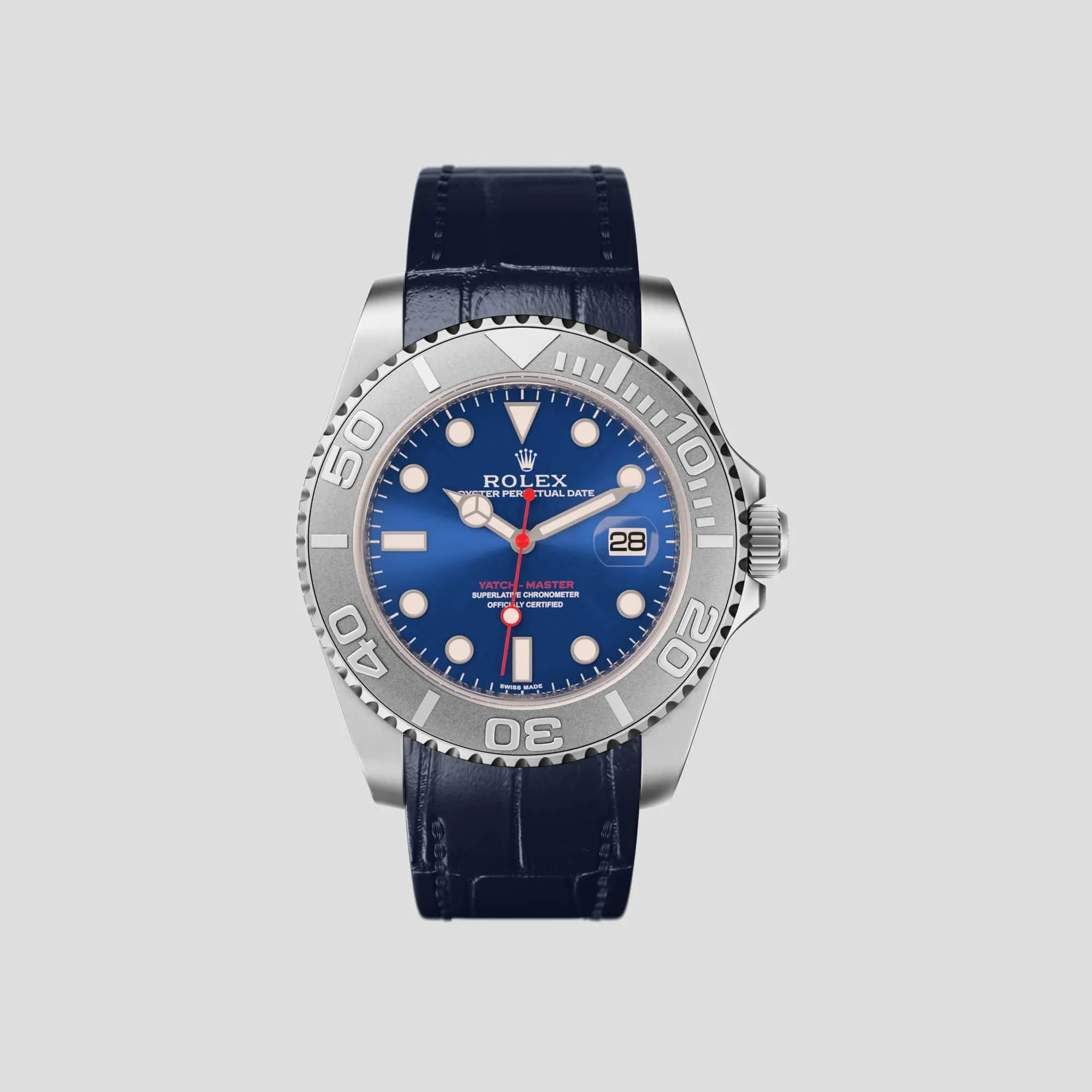 Sport Band For Rolex Yacht-Master 44mm In Alligator