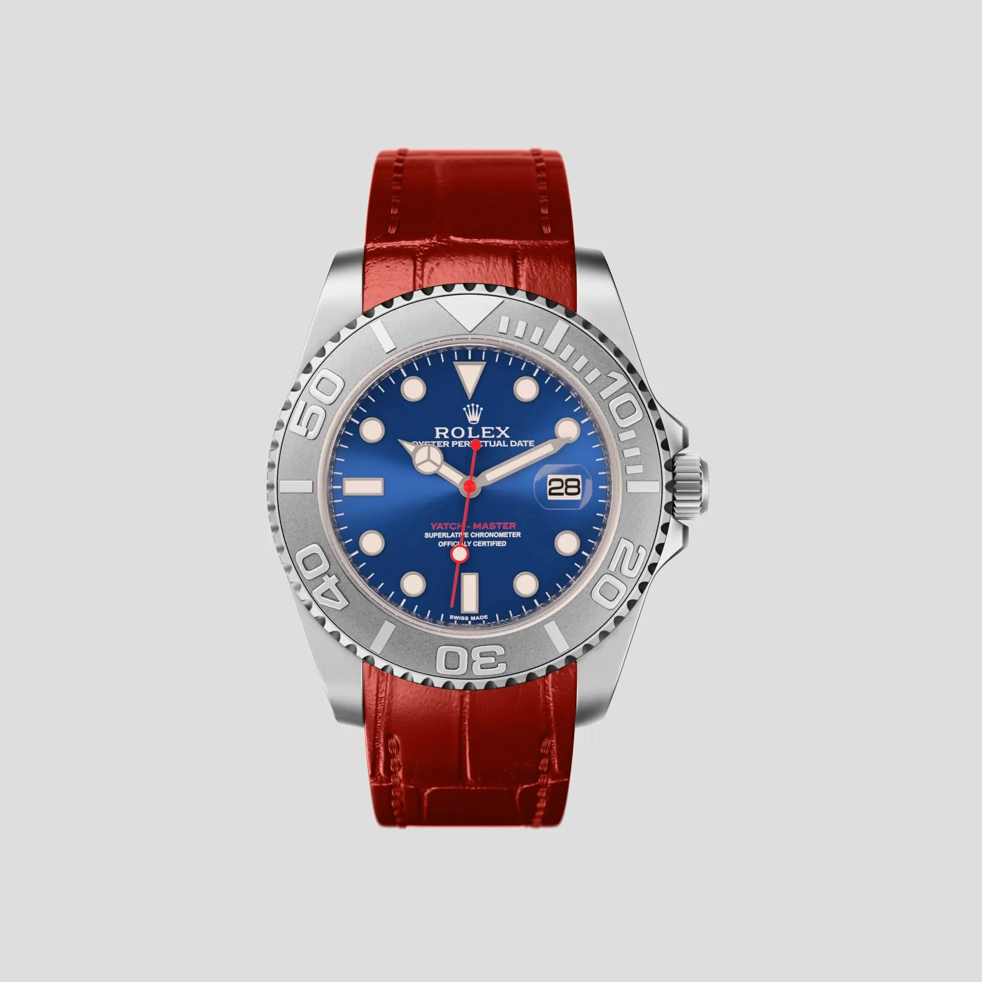 Sport Band For Rolex Yacht-Master 44mm In Alligator