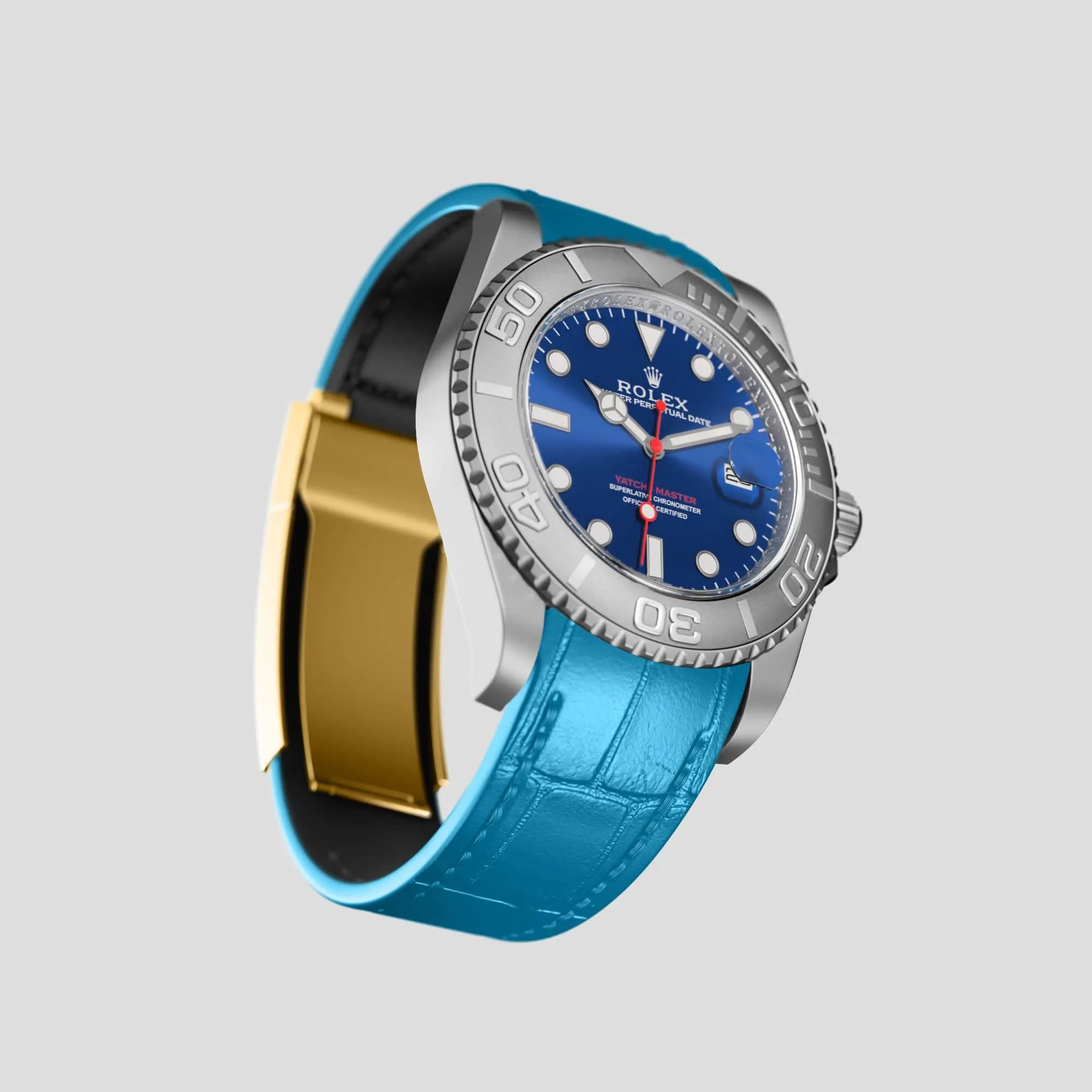 Sport Band For Rolex Yacht-Master 44mm In Alligator