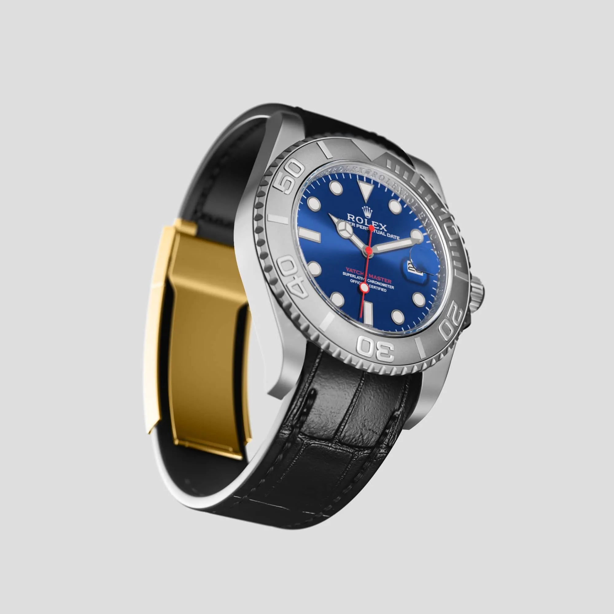 Sport Band For Rolex Yacht-Master 44mm In Alligator