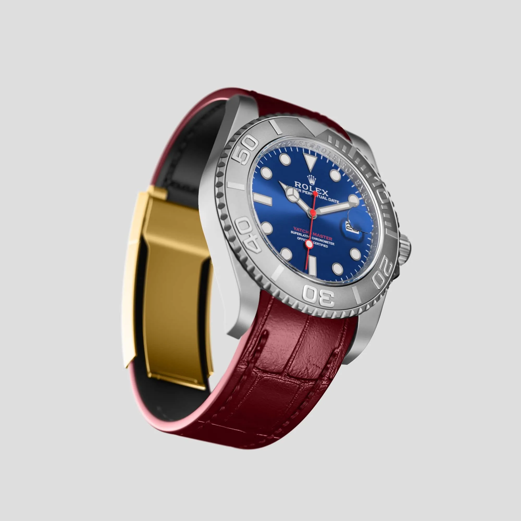 Sport Band For Rolex Yacht-Master 44mm In Alligator