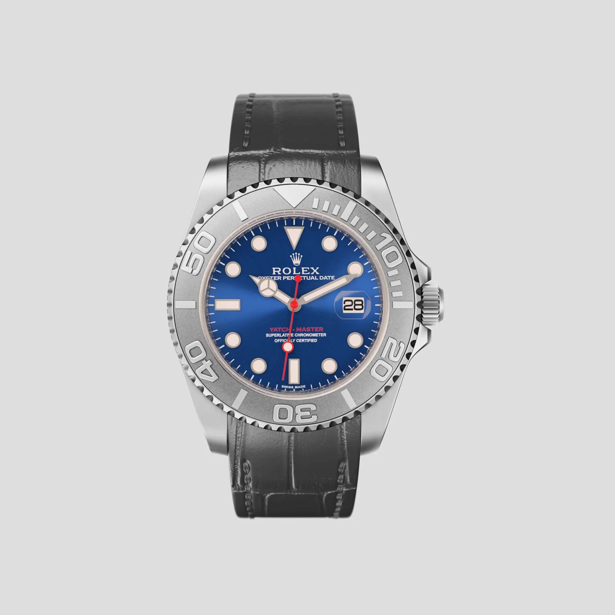 Sport Band For Rolex Yacht-Master 44mm In Alligator