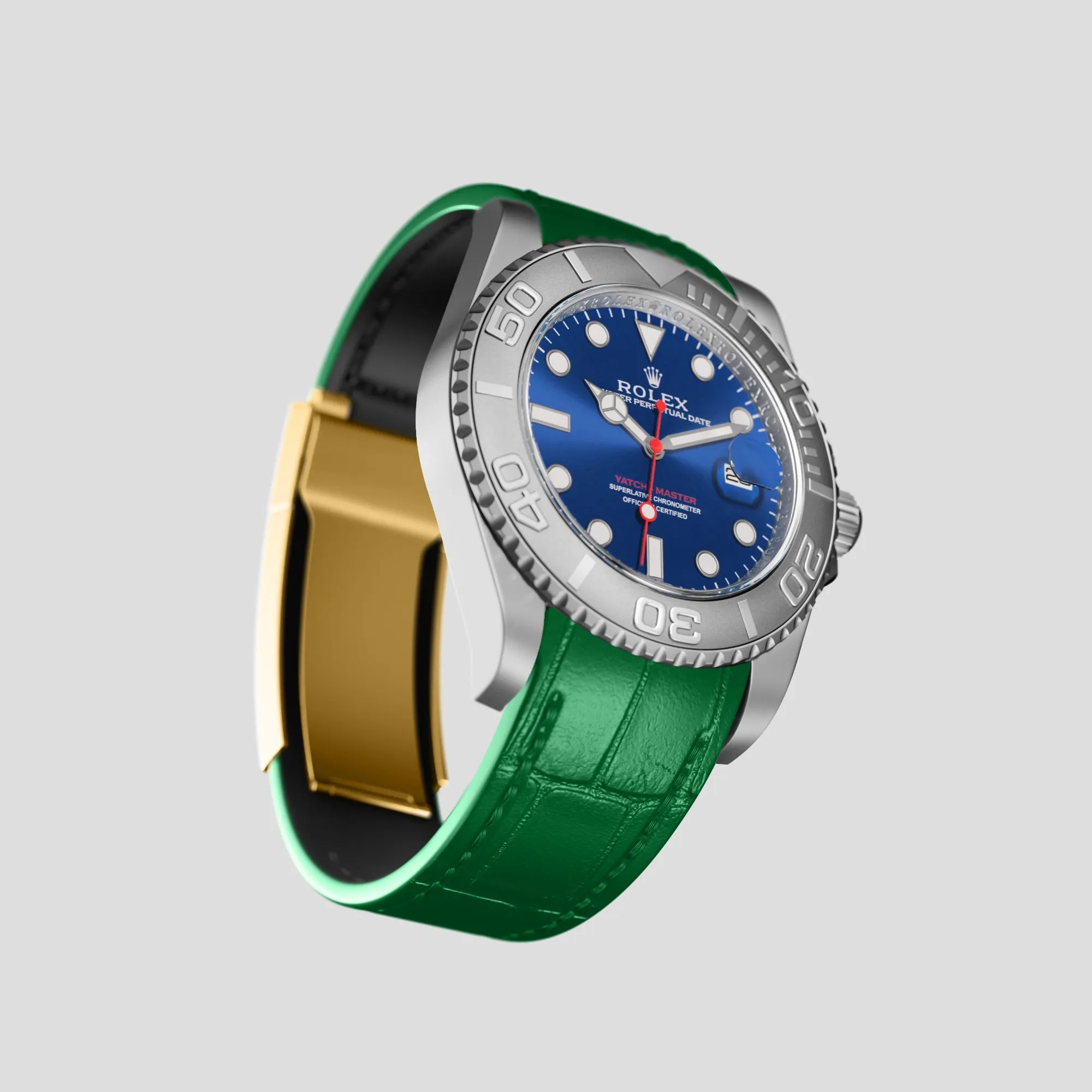 Sport Band For Rolex Yacht-Master 44mm In Alligator
