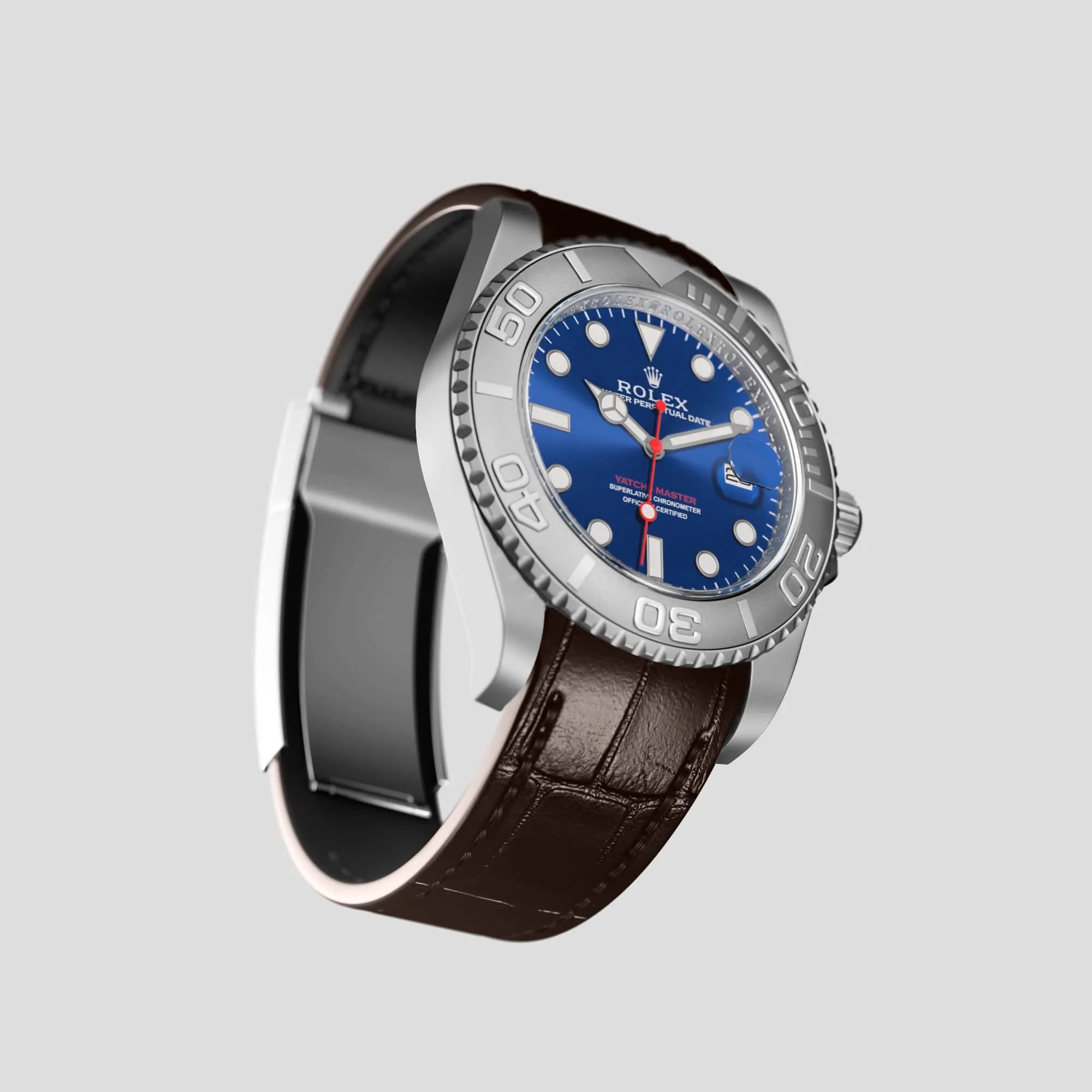 Sport Band For Rolex Yacht-Master 44mm In Alligator