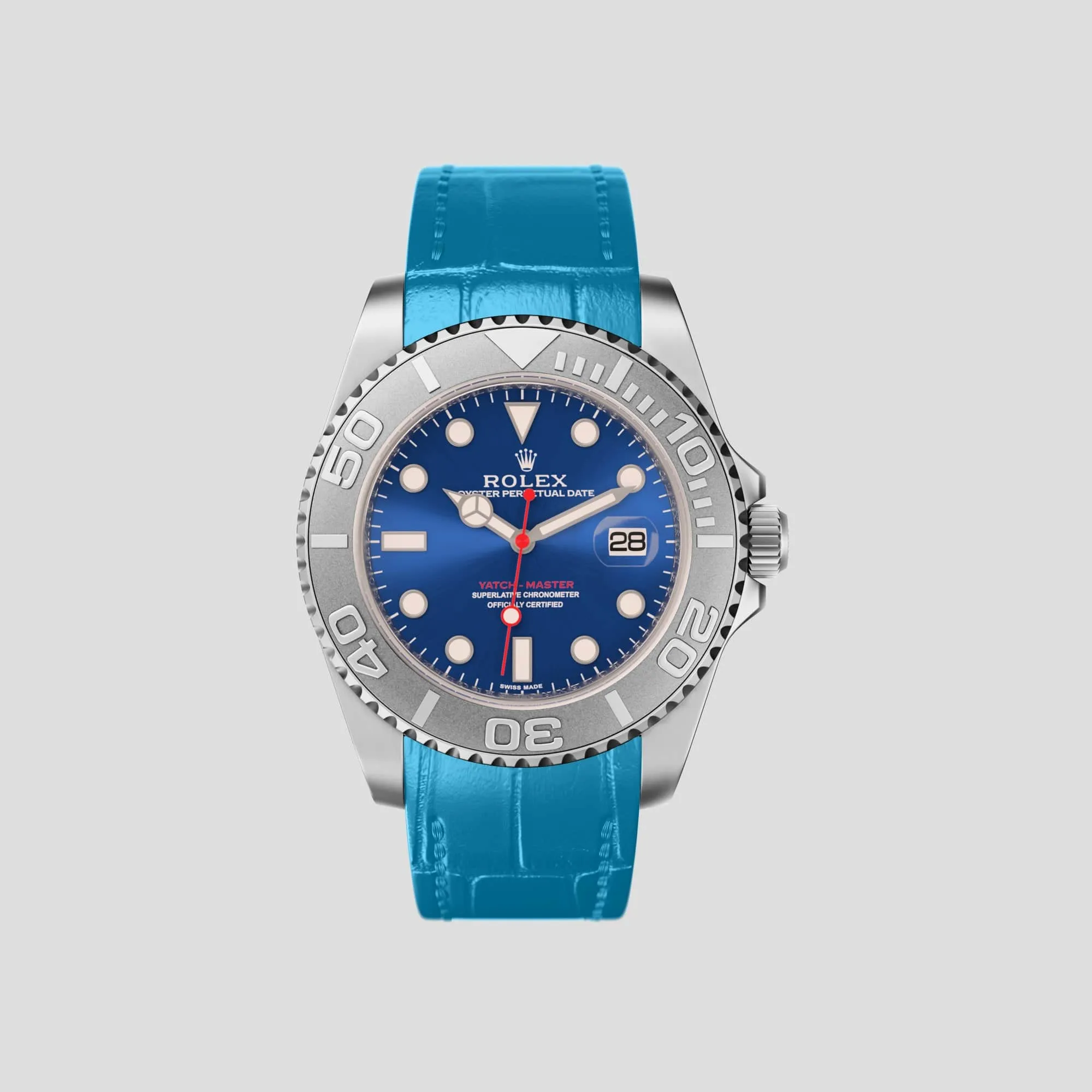 Sport Band For Rolex Yacht-Master 44mm In Alligator