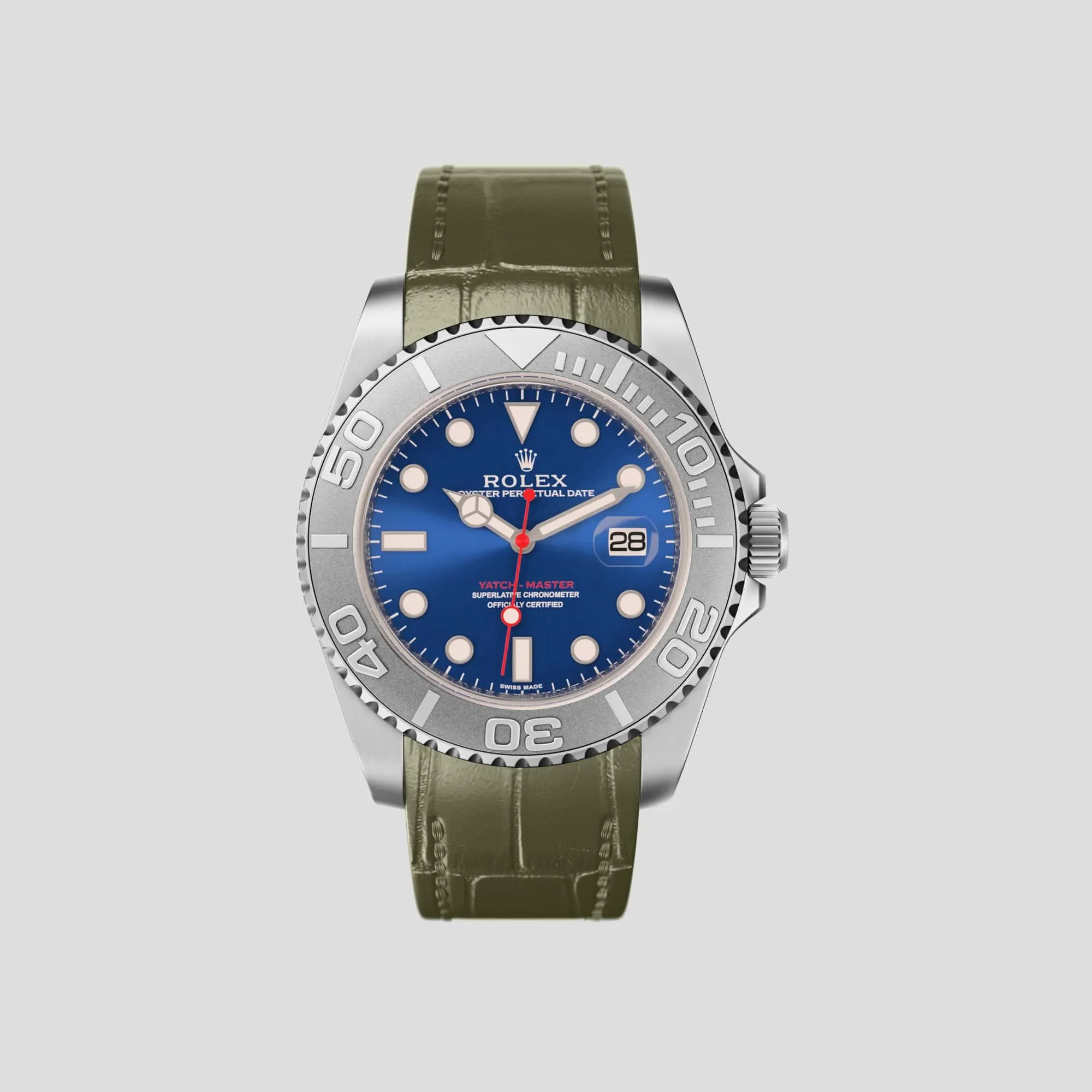 Sport Band For Rolex Yacht-Master 44mm In Alligator
