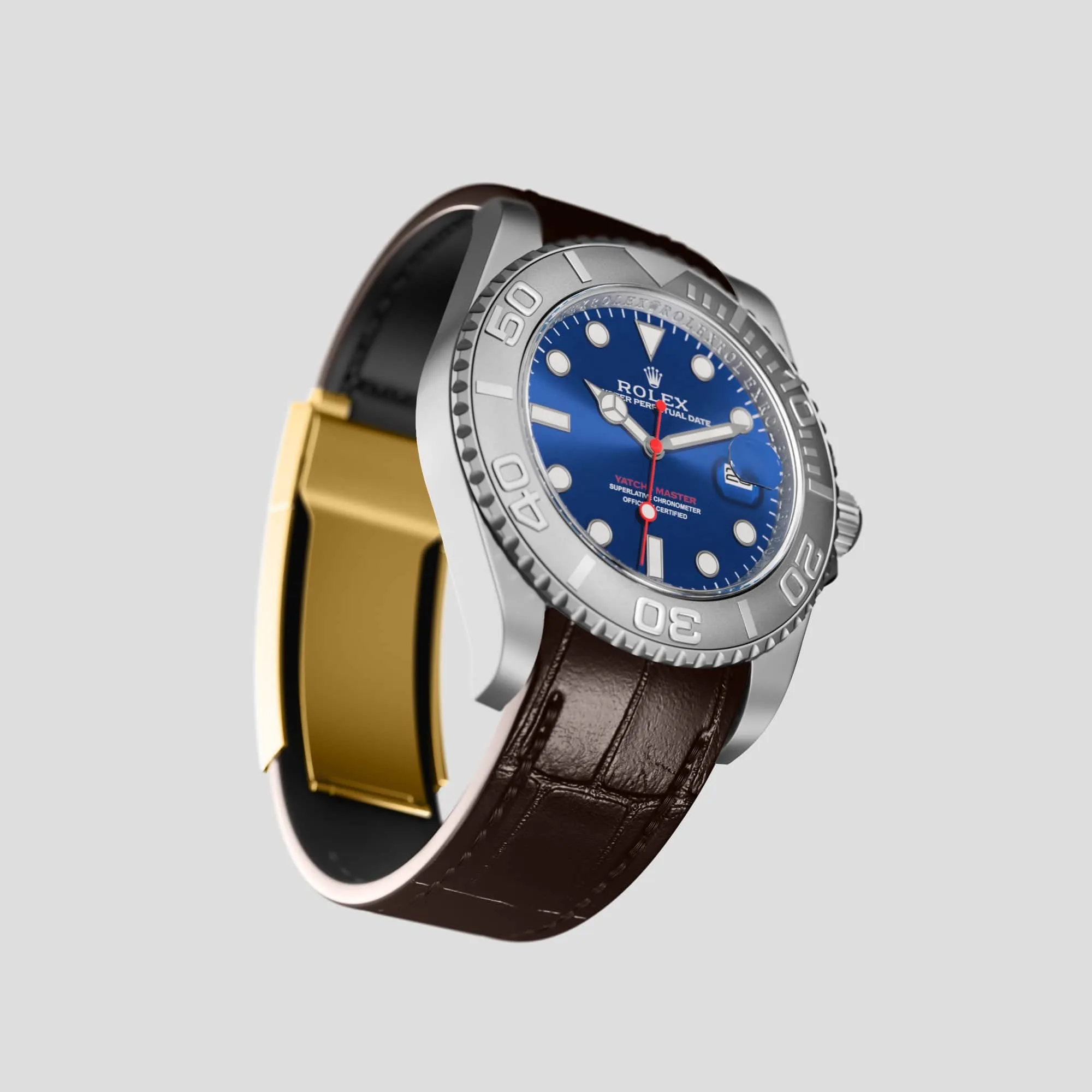 Sport Band For Rolex Yacht-Master 44mm In Alligator