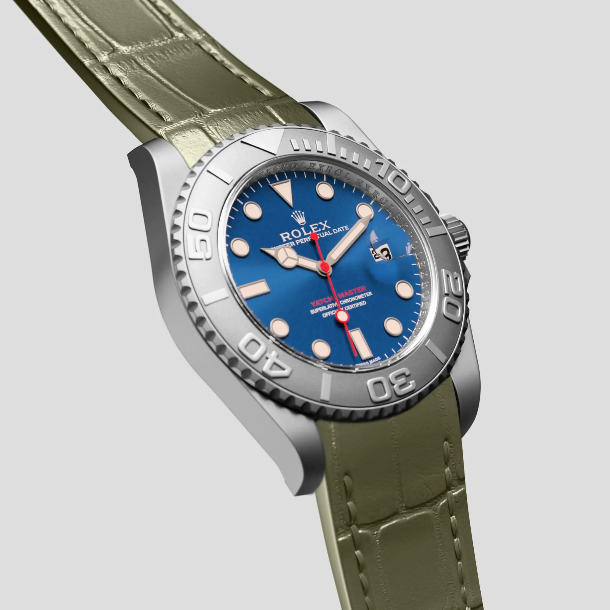 Sport Band For Rolex Yacht-Master 44mm In Alligator