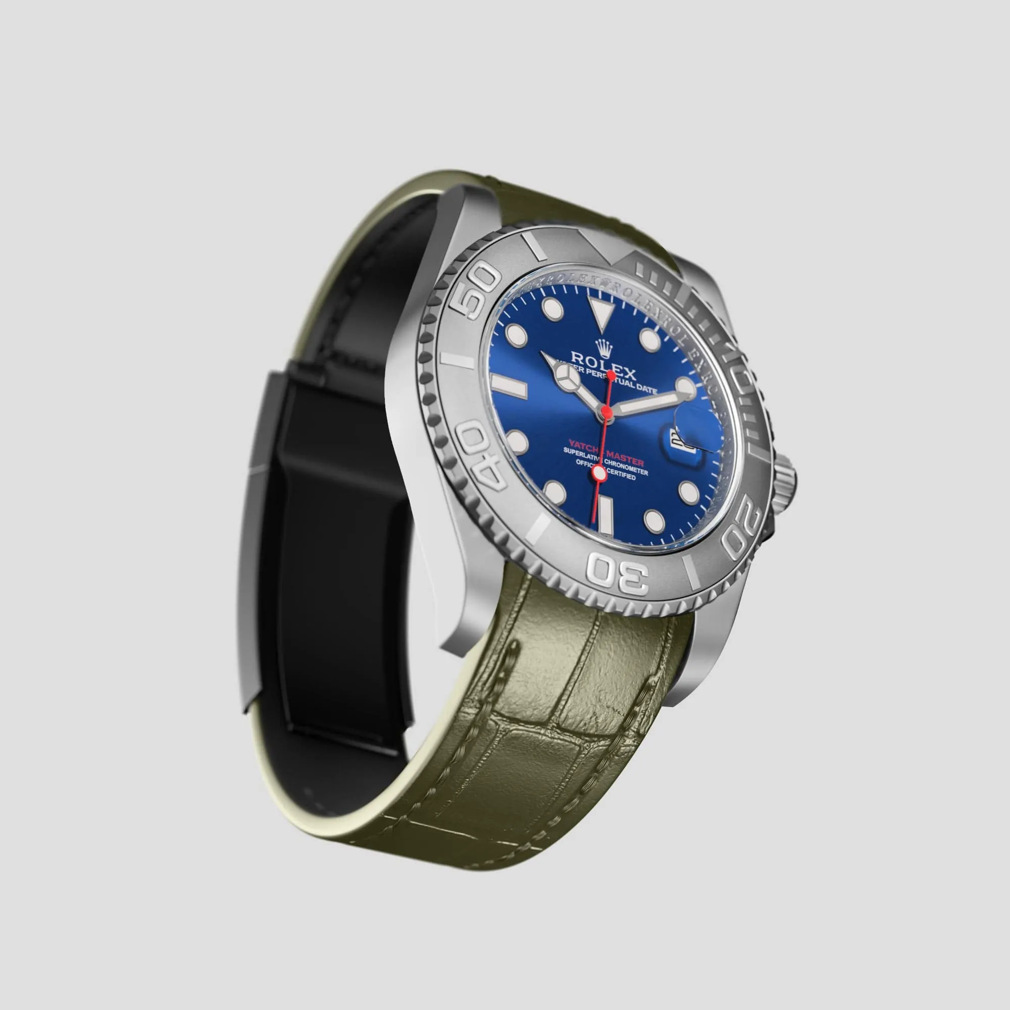 Sport Band For Rolex Yacht-Master 44mm In Alligator