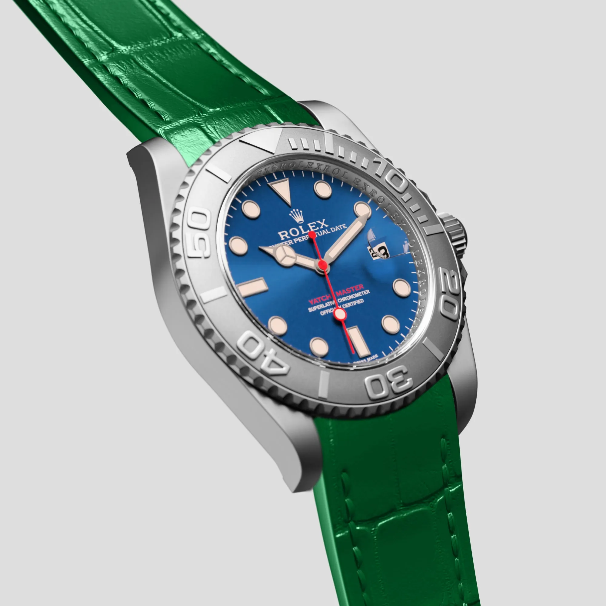 Sport Band For Rolex Yacht-Master 44mm In Alligator
