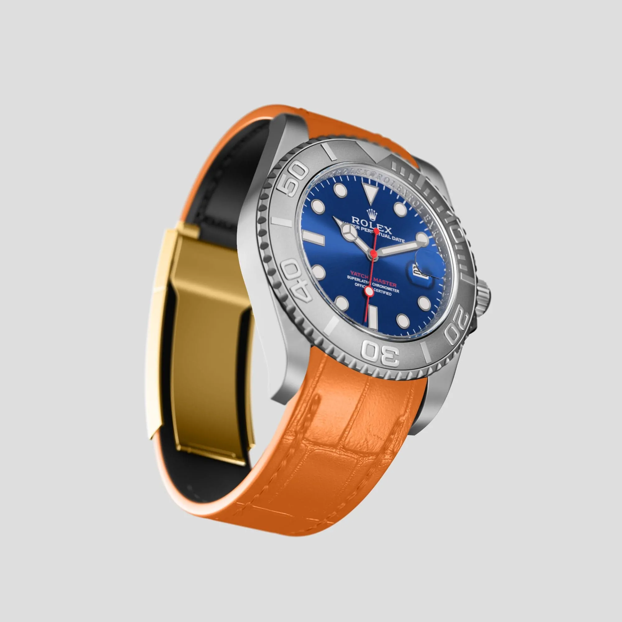 Sport Band For Rolex Yacht-Master 44mm In Alligator