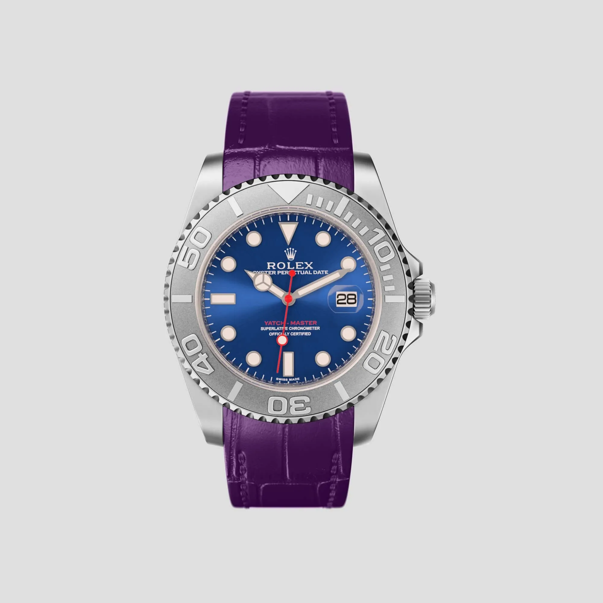 Sport Band For Rolex Yacht-Master 44mm In Alligator