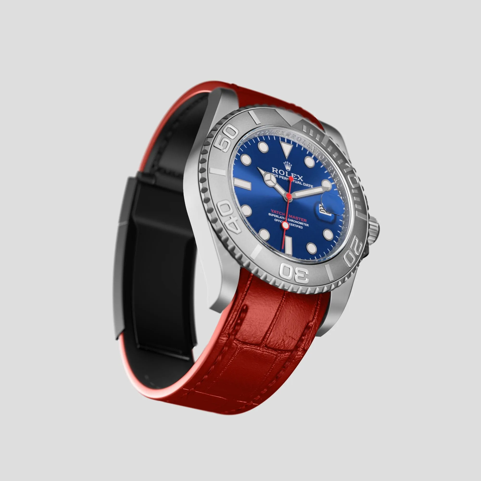 Sport Band For Rolex Yacht-Master 44mm In Alligator