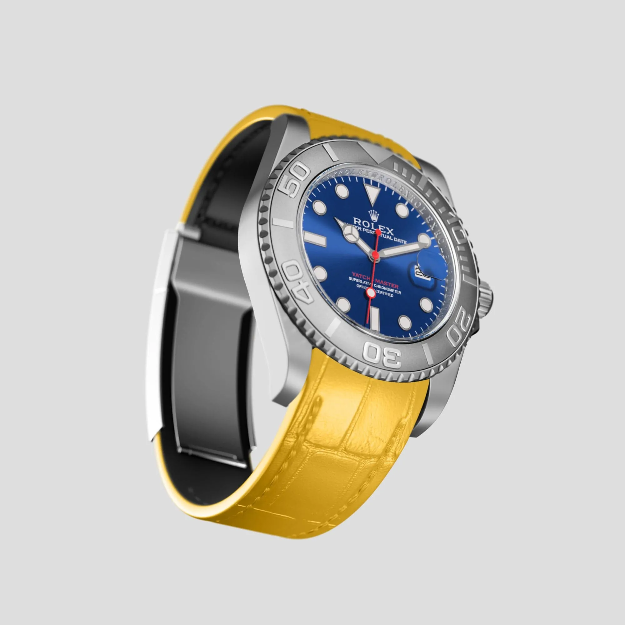 Sport Band For Rolex Yacht-Master 44mm In Alligator