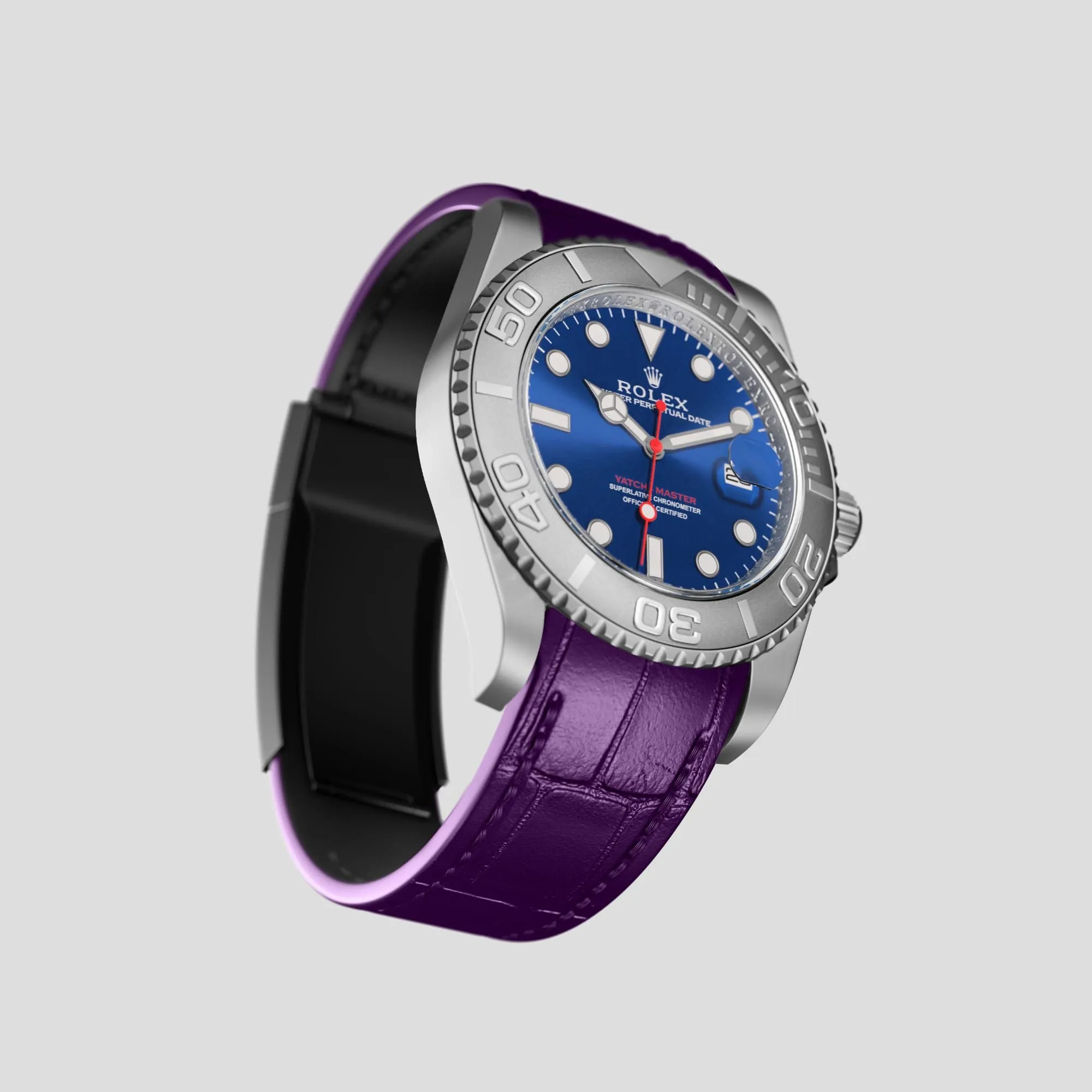 Sport Band For Rolex Yacht-Master 44mm In Alligator