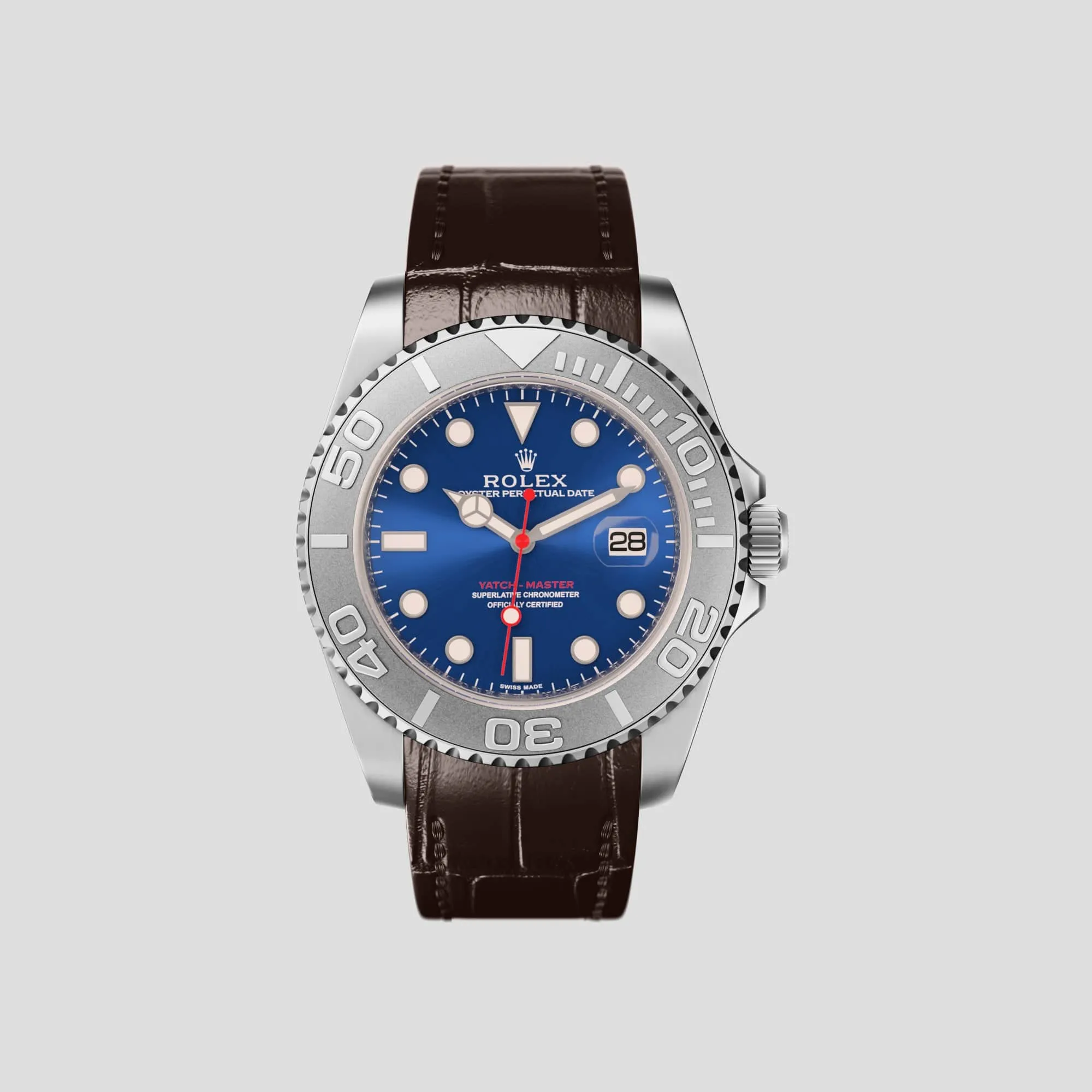 Sport Band For Rolex Yacht-Master 44mm In Alligator
