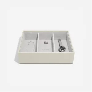 Stackers Classic 3 Compartment Deep Jewellery Tray Oatmeal