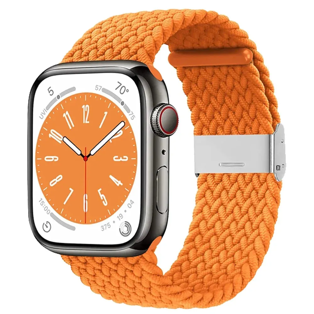 Strap For Apple Watch band 44mm 40mm 45/41mm 49mm 42/46mm 38 Elastic braided bracelet iwatch series 7 se 5 4 6 8 9 10 ultra 3 2