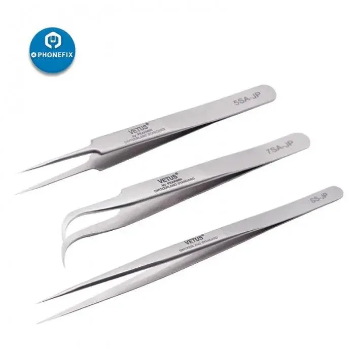 Super hard VETUS Tweezers High Precision Sharp-Pointed