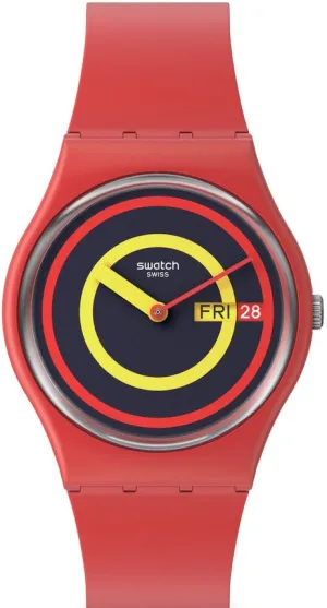 Swatch Concentric Red