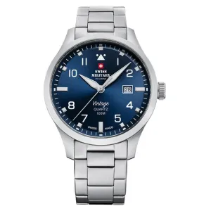 Swiss Military Stainless Steel Men's Watch  - SM34078.03