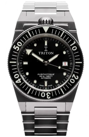 TRT Watch Subphotique Classic Black TR-1