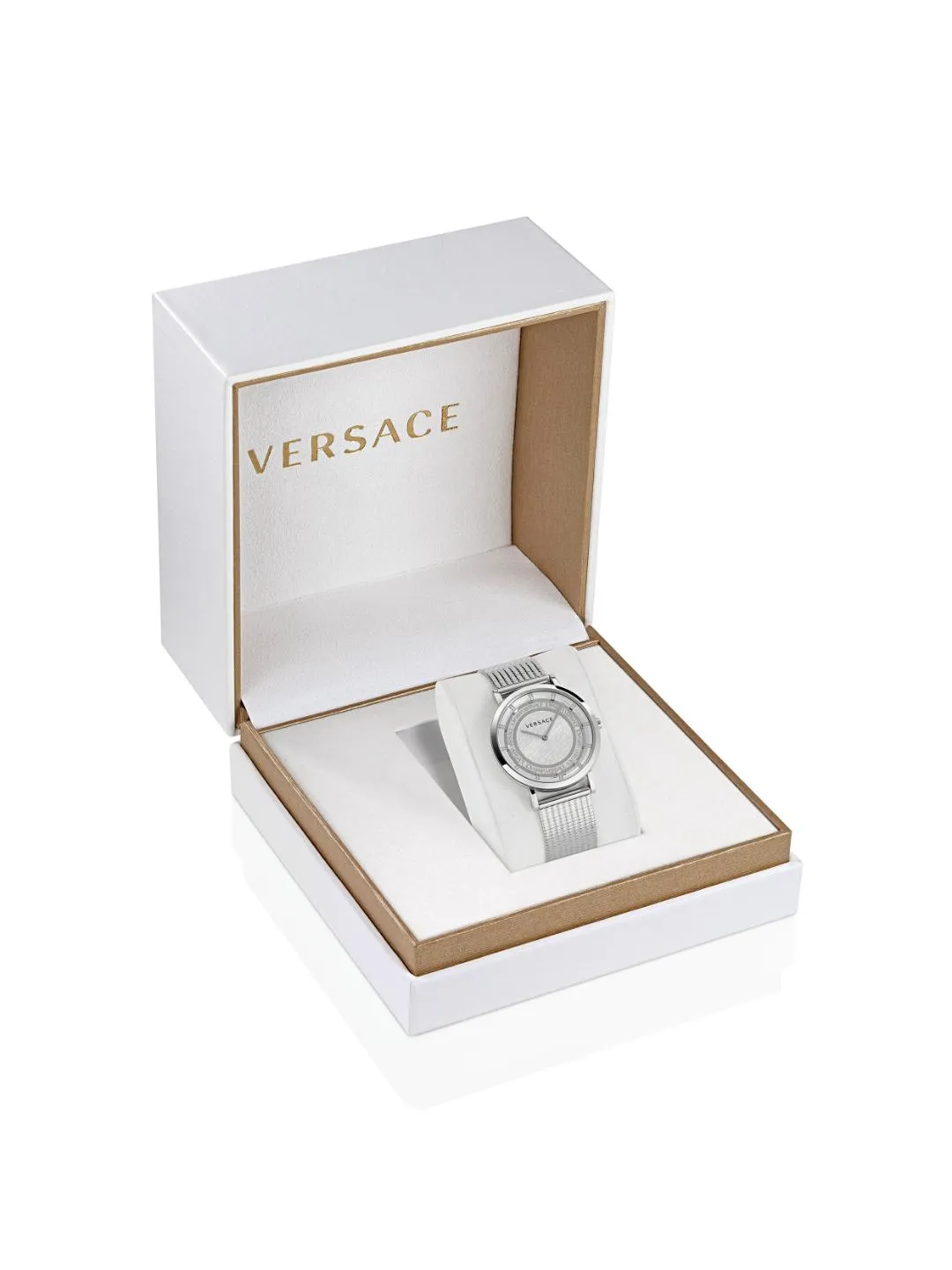Versace Silver Dial Women Watch - Ve3M00422