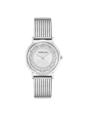 Versace Silver Dial Women Watch - Ve3M00422
