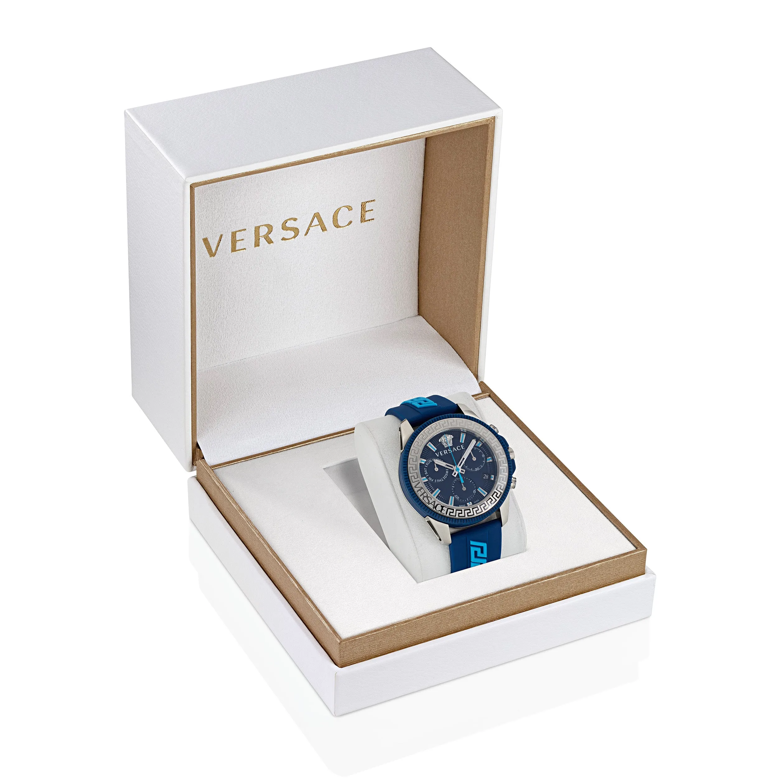 Versace Wrist Watch Men Blue Dial - VE3J00122