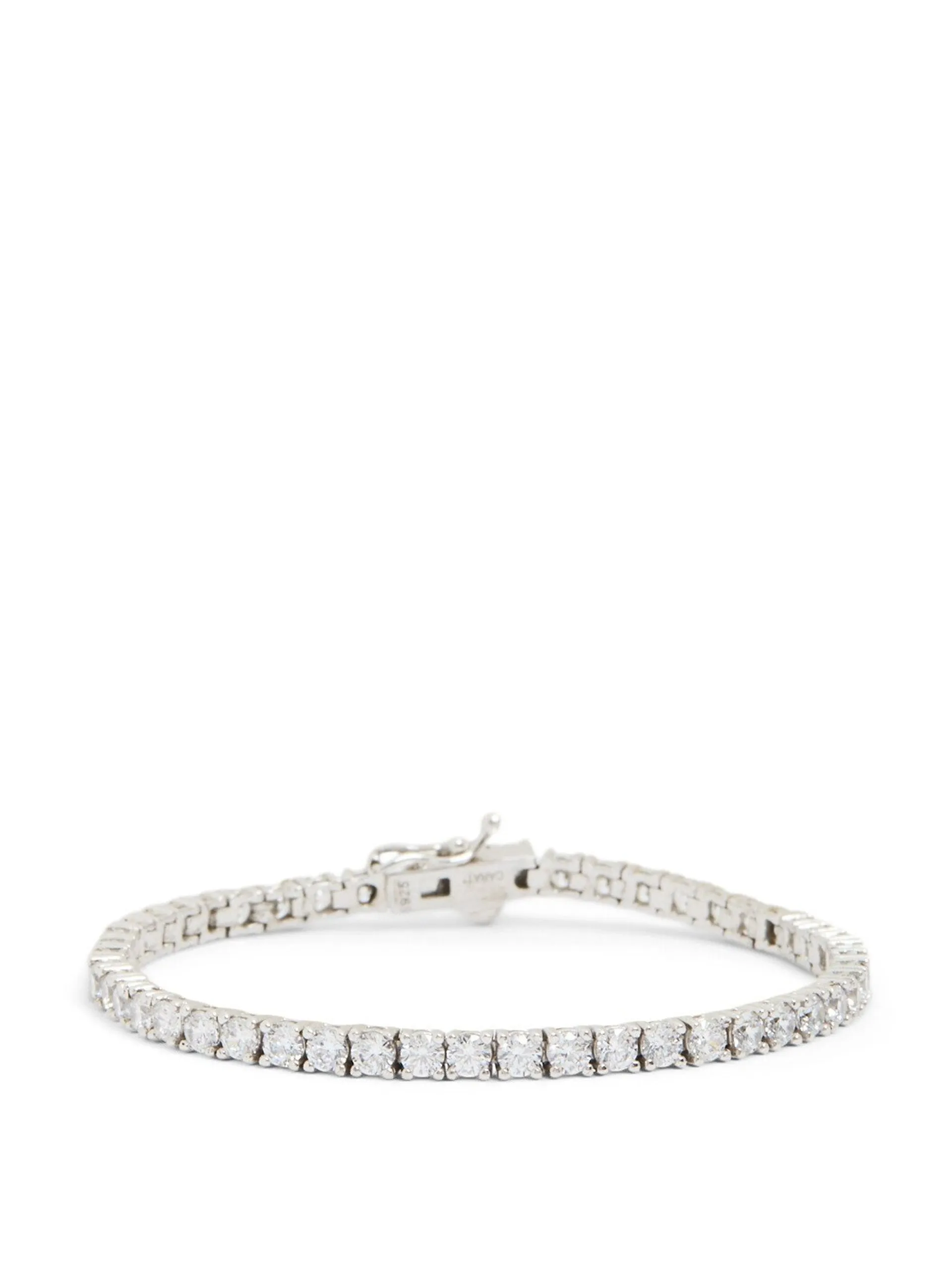 Vianne round prong tennis bracelet