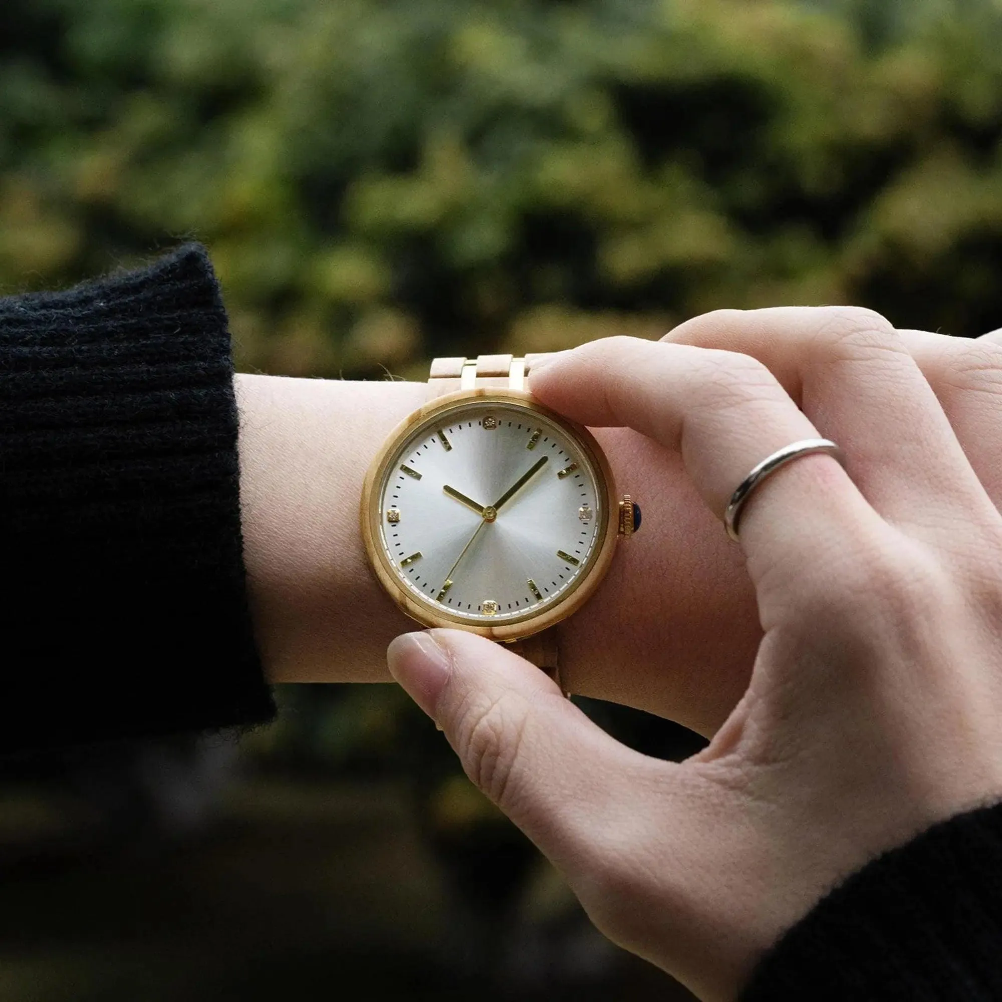VICTORIA - Olivewood Silver 30MM