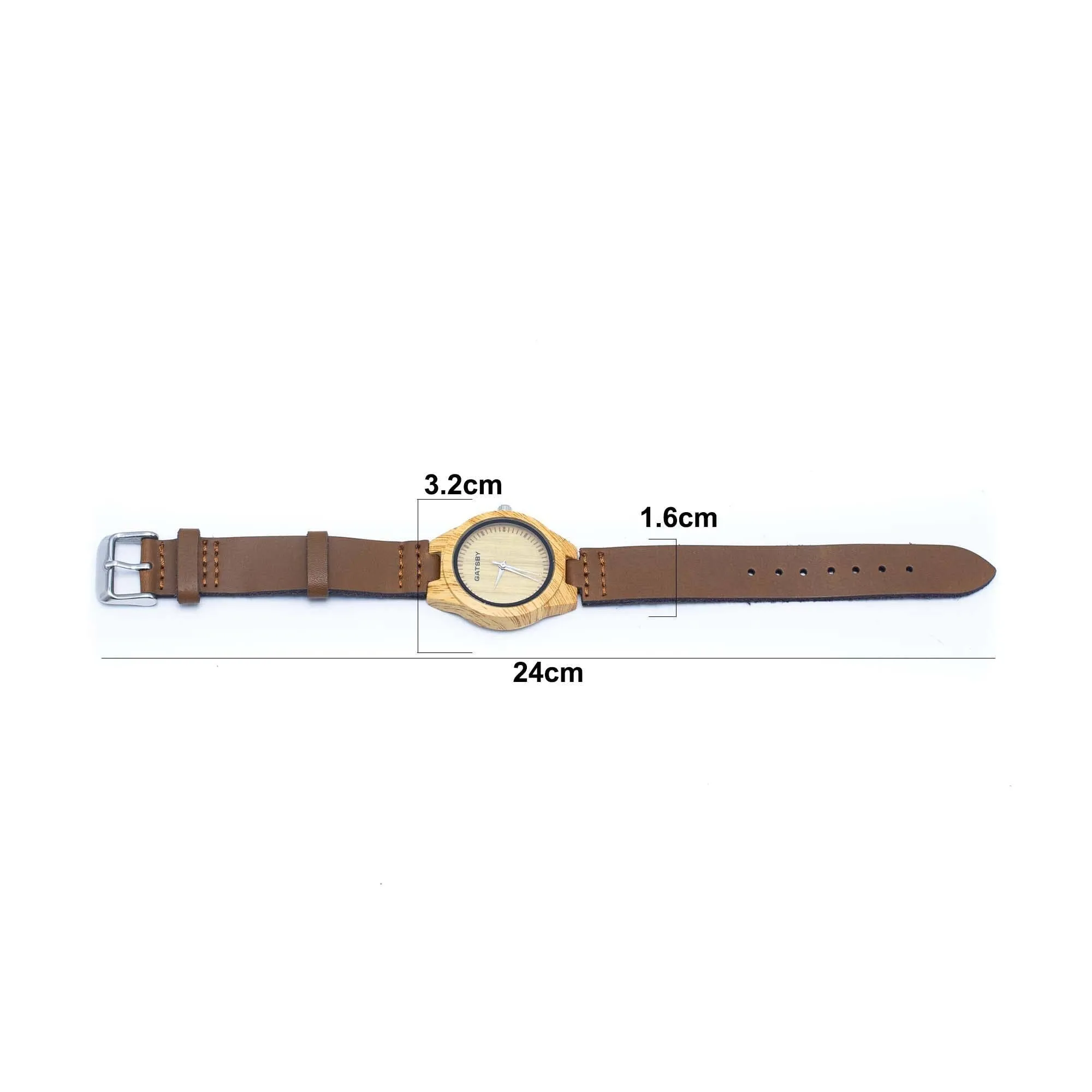 Vintage ladies watch Leather Strap Quartz Watch WA-280 (with Random box)