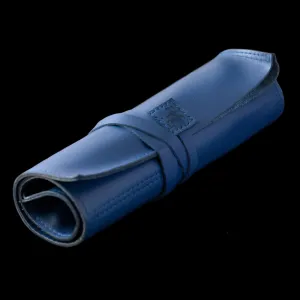 Watch Roll -  Calibre Leather 4 Slot Blue