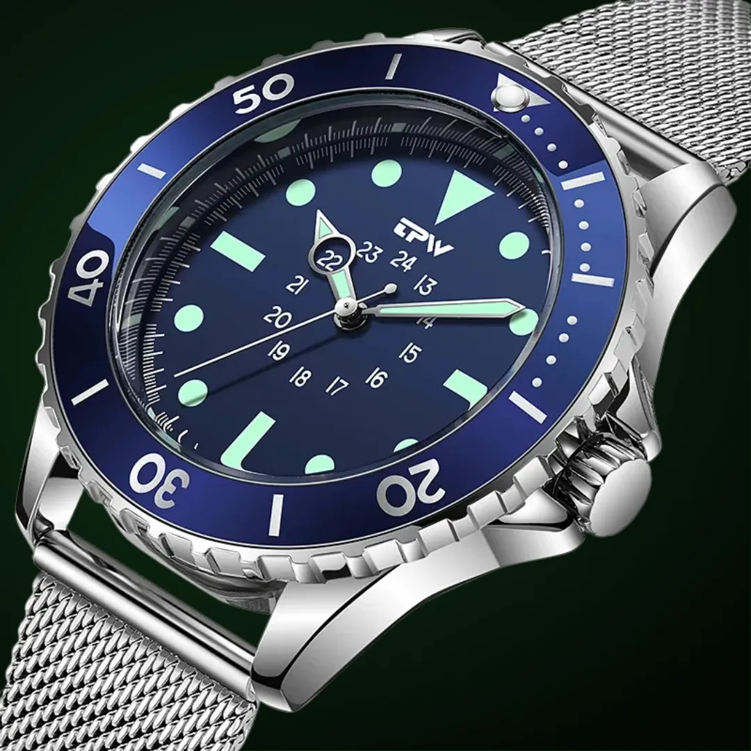 Water-Resistant Tactical Diver's Field Watch