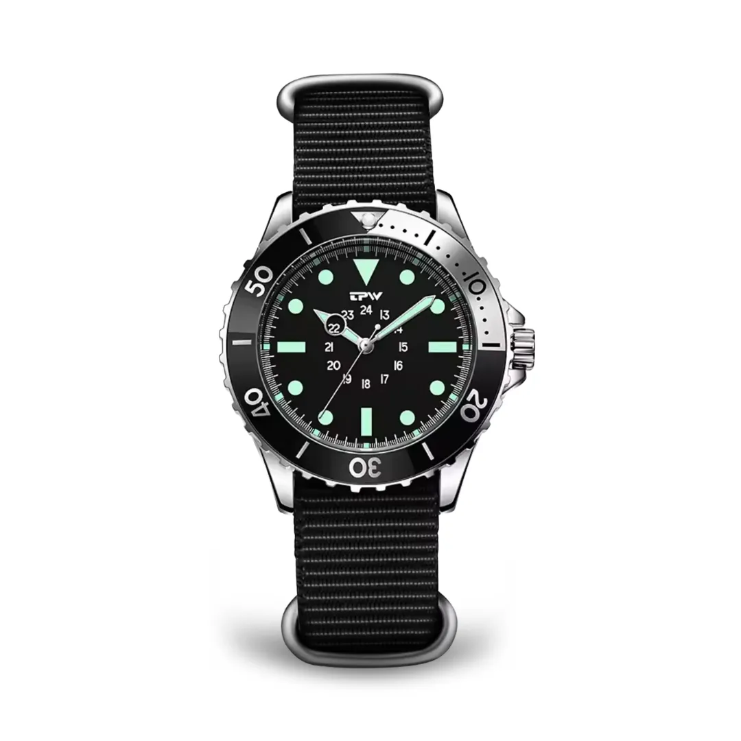 Water-Resistant Tactical Diver's Field Watch