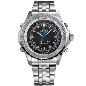 WEIDE relogio masculino Luxury Brand Wristwatches Men Quartz Digital Mov't Analog Display Casual Waterproof Watch