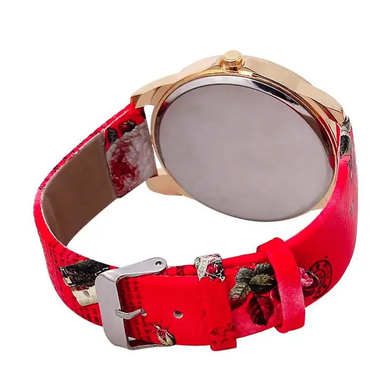 Women Big Watches Fashion Luxury Crystal Paris Eiffel Tower Quartz Wristwatch Leather Band Casual Ladies Accessory