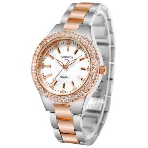 Women's Diamond Studded Quartz Watch