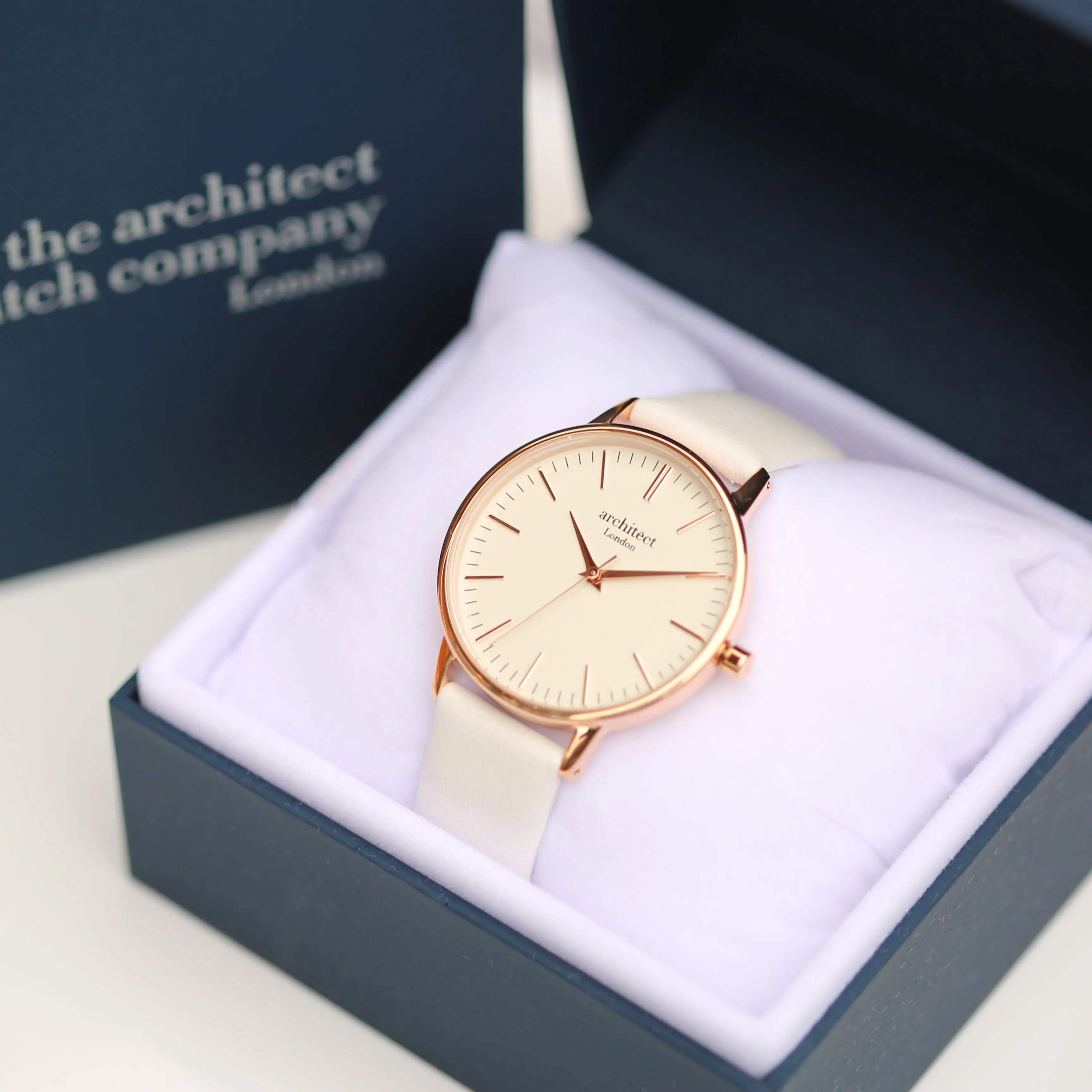 Women's Engraved Watch In White
