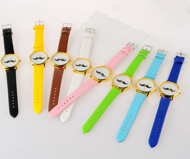 Women's Watch Minimalism Design Beard Pattern