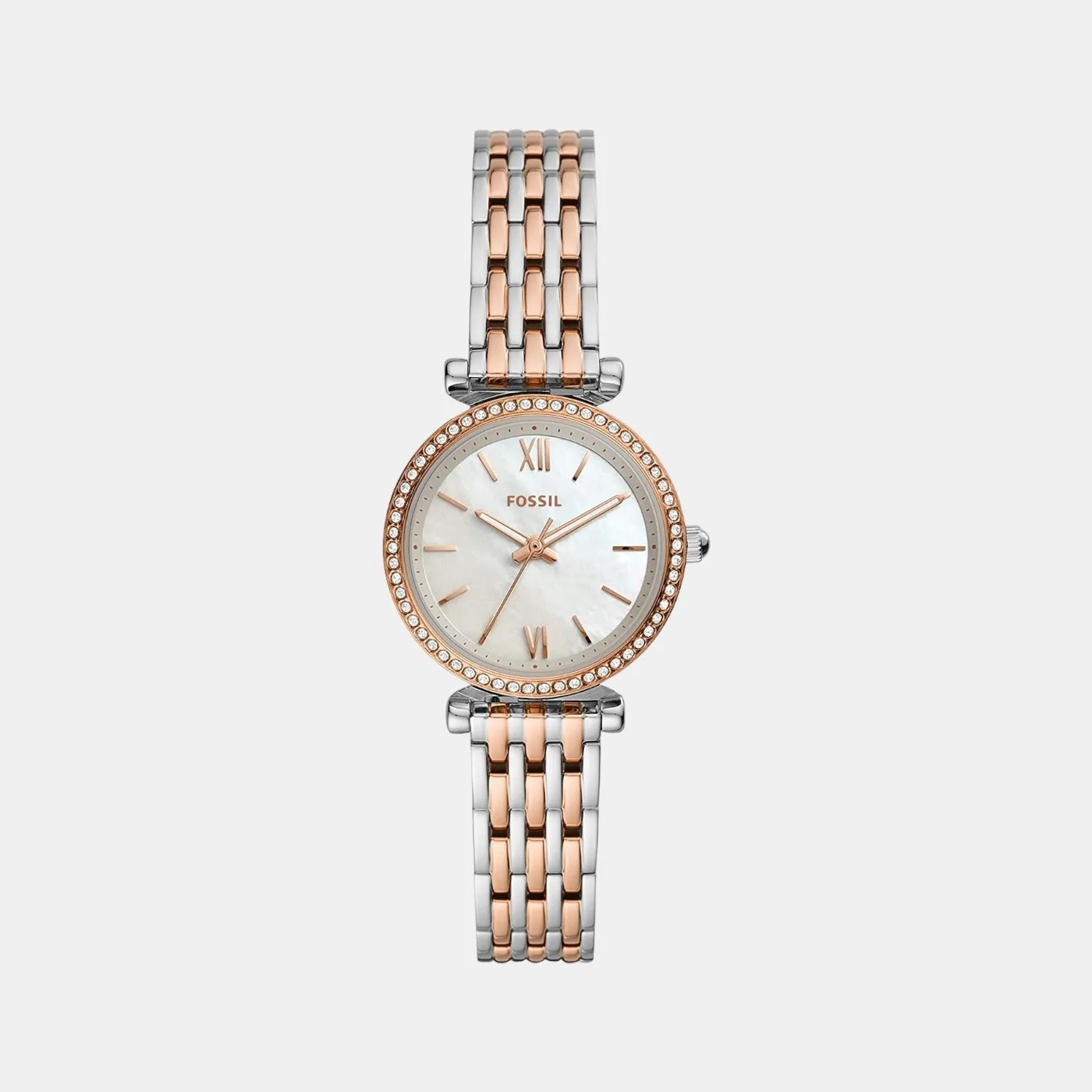 Women's White Dial Analog Stainless Steel Watch ES4649