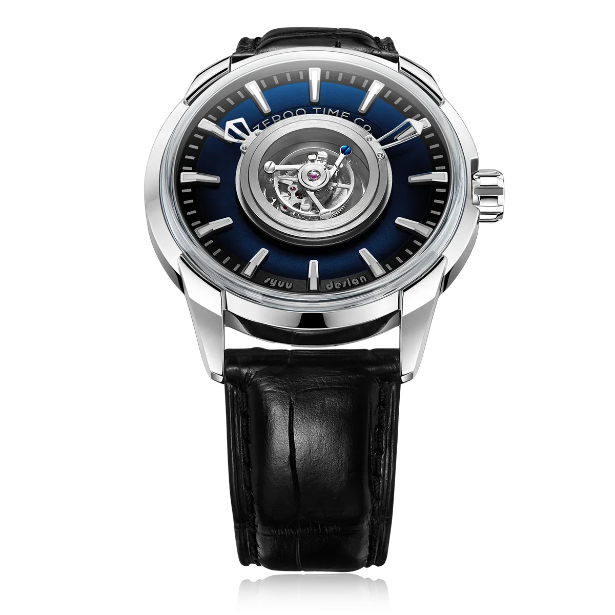 ZEROO T6 THE QUASER CENTER TOURBILLONMANUAL TOURBILLON WATCH FOR GENTS - ZT006SBL