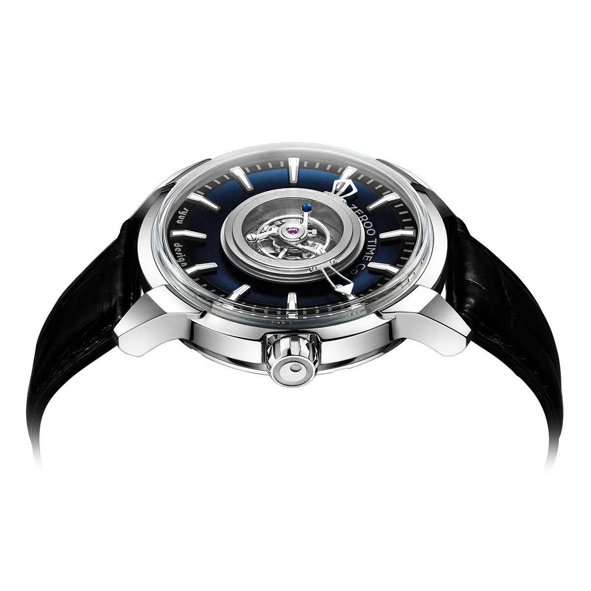 ZEROO T6 THE QUASER CENTER TOURBILLONMANUAL TOURBILLON WATCH FOR GENTS - ZT006SBL