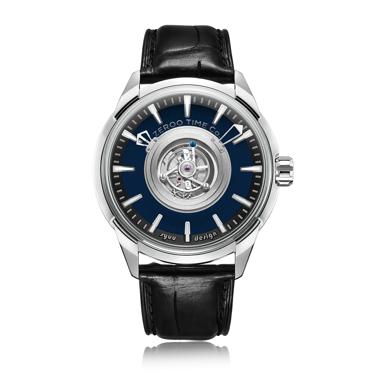 ZEROO T6 THE QUASER CENTER TOURBILLONMANUAL TOURBILLON WATCH FOR GENTS - ZT006SBL